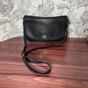 Womens Vintage Coach City Bag 9790 Black EUC!